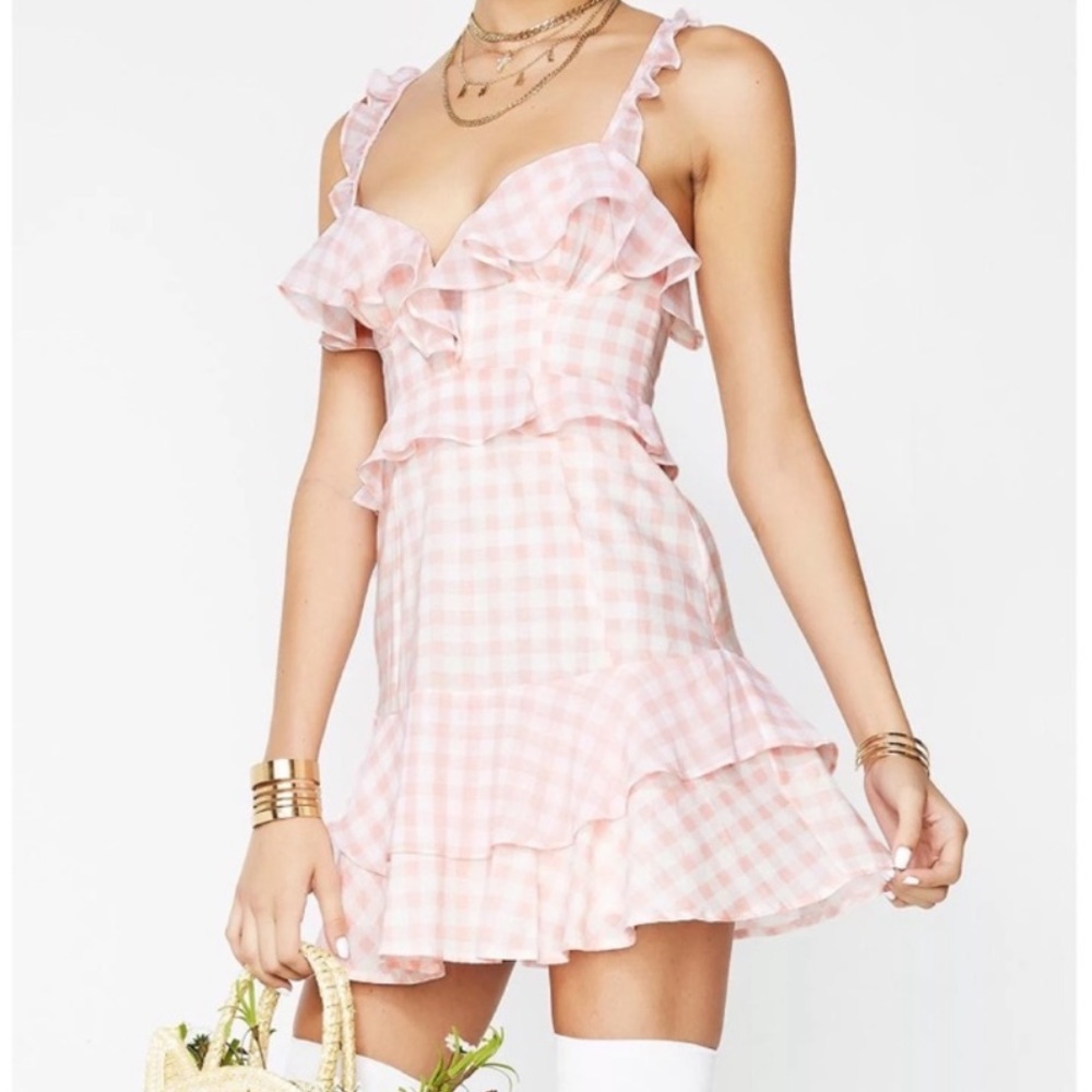 For Love & Lemons Dixie Ruffled Mini